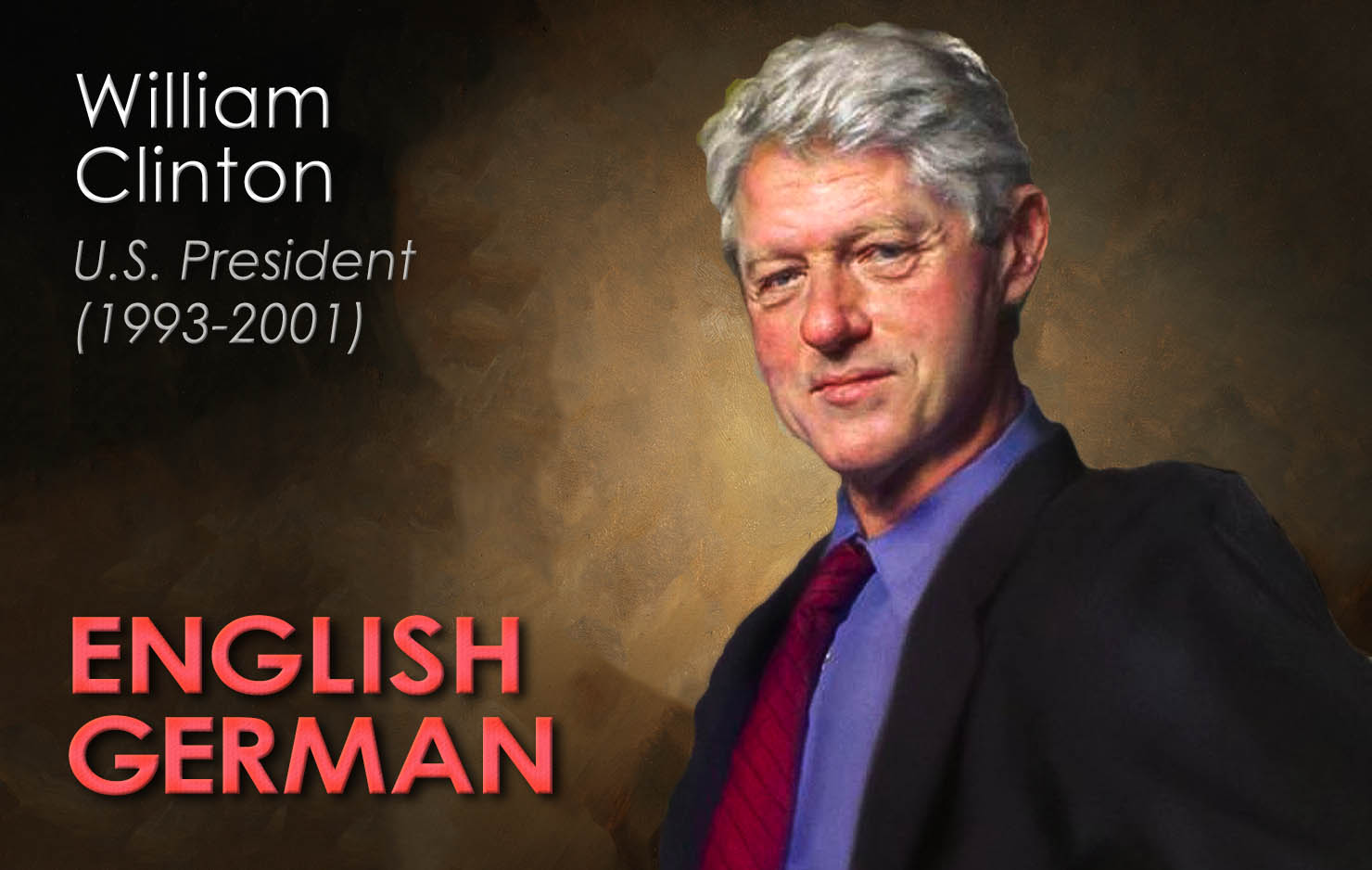 Bill Clinton studied German in college because he was “impressed by the clarity and precision of the language.” During his presidency, Clinton gave a speech at the Brandenburg Gate, pledging to the 50,000 Germans gathered there that “Amerika steht an Ihrer Seite jetzt und für immer” (America stands on your side, now and forever.)